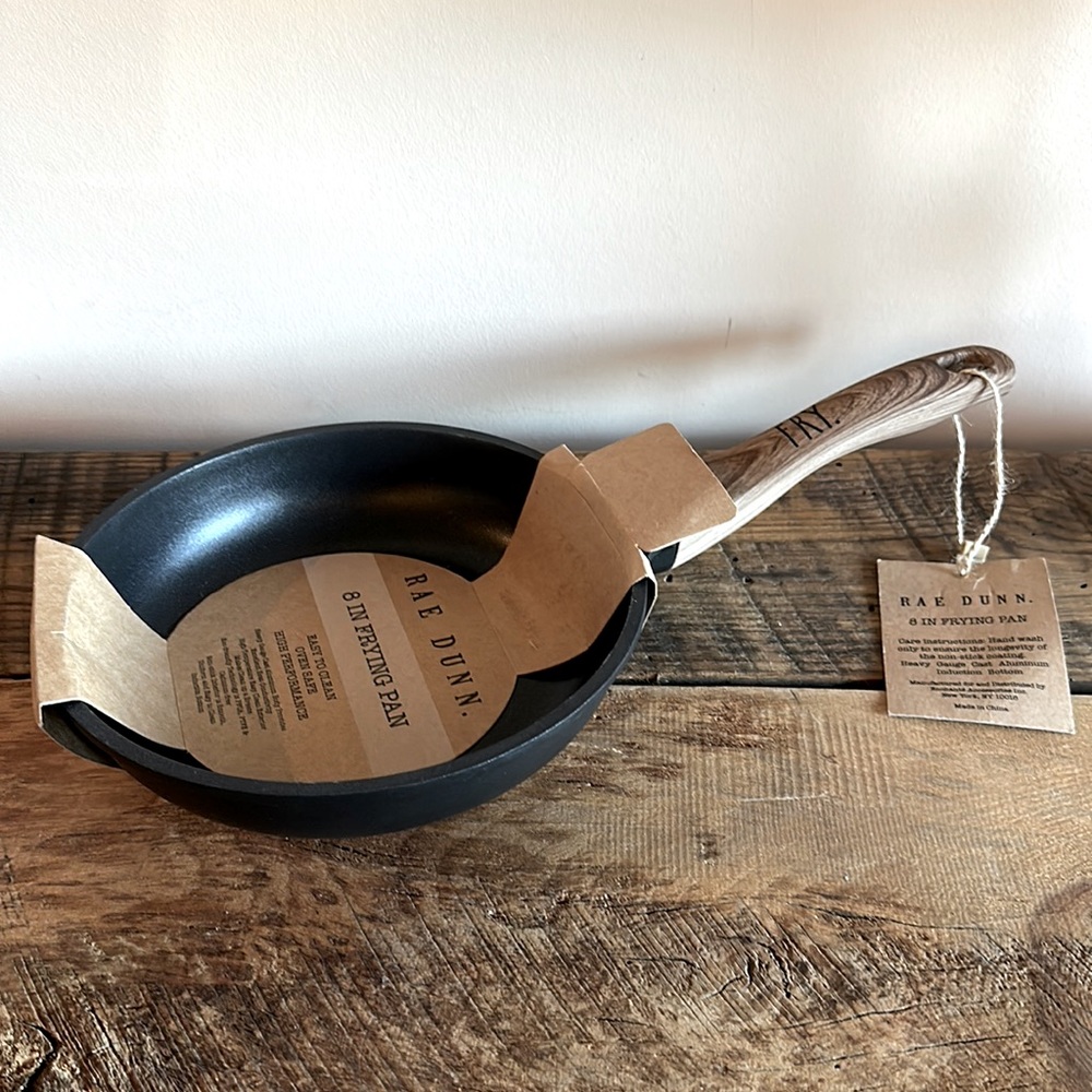 NWT Rae Dunn 8 Inch Frying Pan “FRY”